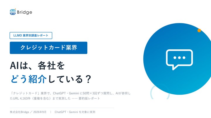 クレジットカード業界 AI露出調査レポート
