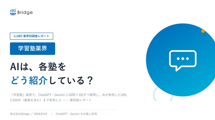 学習塾業界 AI露出調査レポート