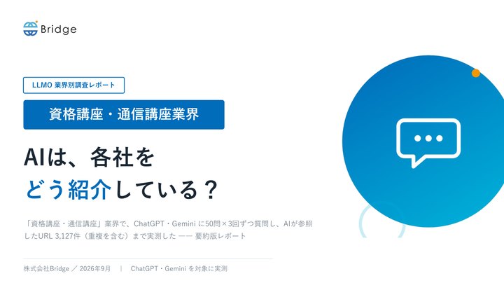 資格講座・通信講座業界 AI露出調査レポート