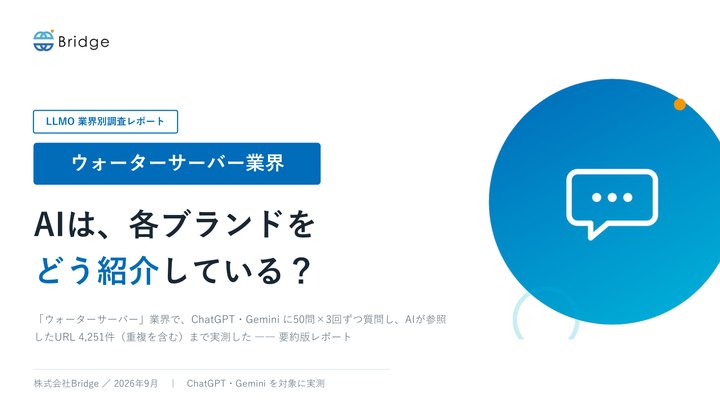 ウォーターサーバー業界 AI露出調査レポート